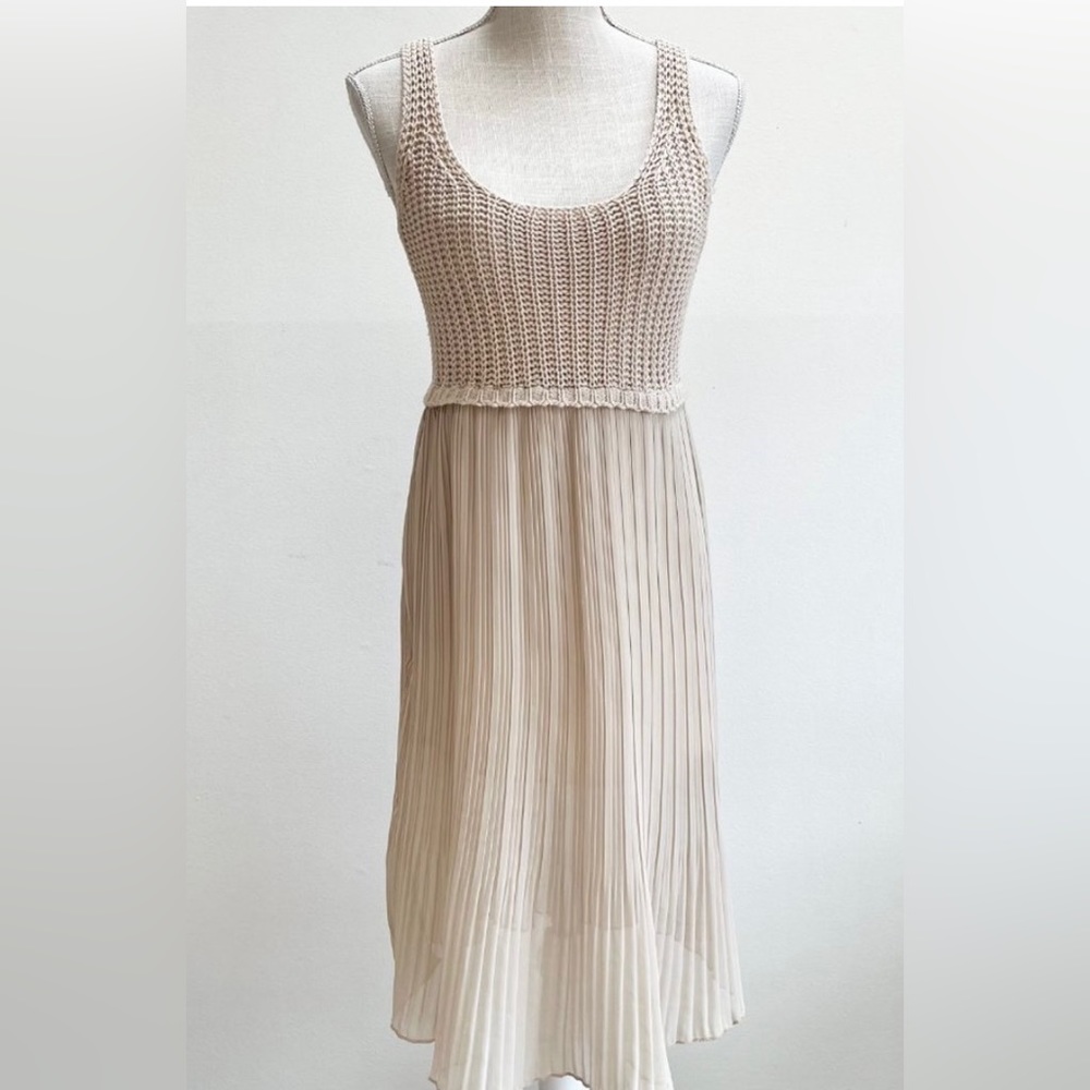 NWT Margot - Bohemian Crochet Midi Dress Urban Outfitters - Cream, size XS